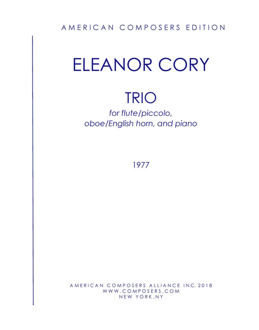 Trio (Flute/Pic, Oboe/Eh, Piano)