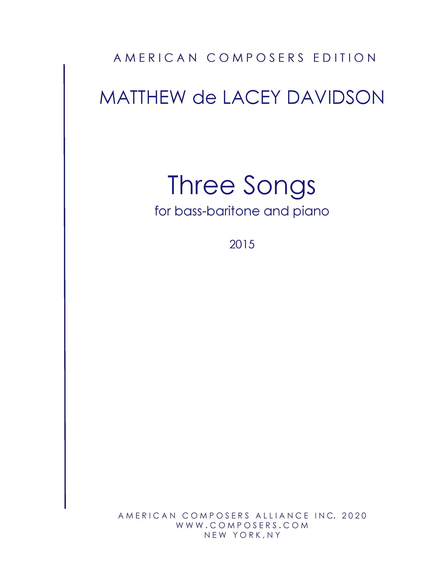 Three Songs