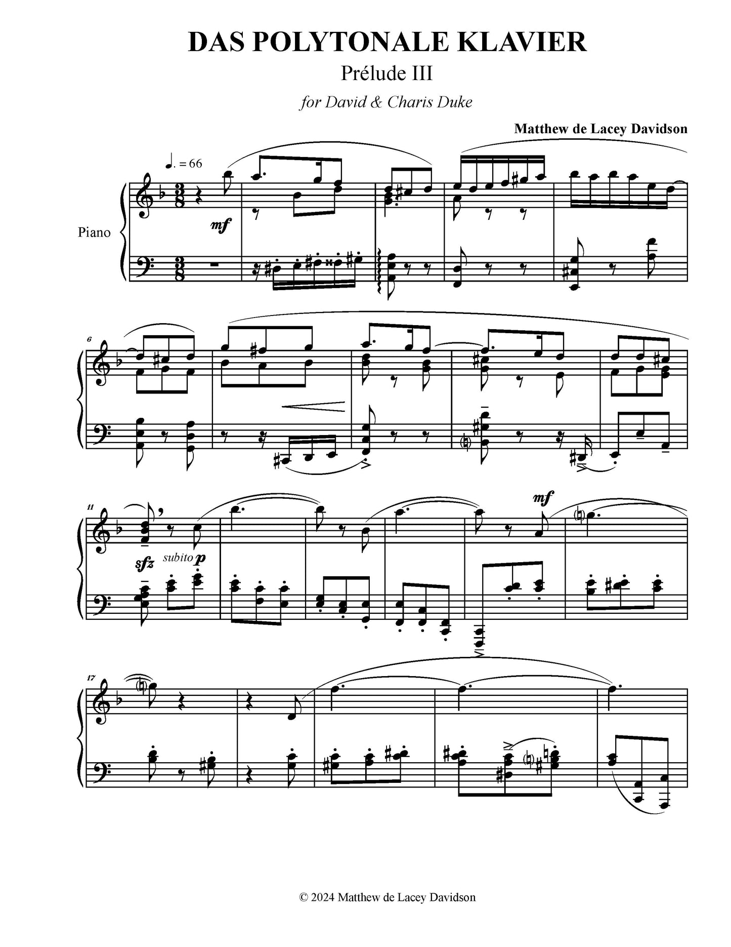 Das Polytonale Klavier