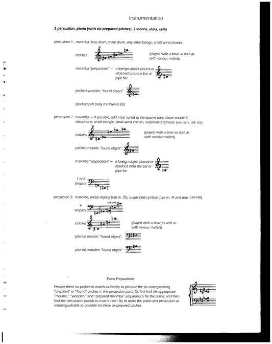 Percussion And String Octet