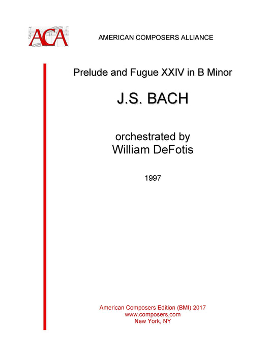 Prelude and Fugue in B Minor