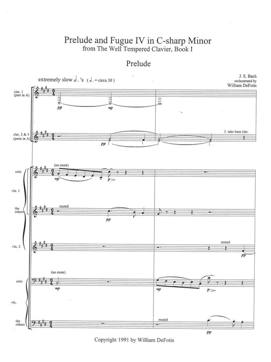 Prelude and Fugue in C-Sharp Minor