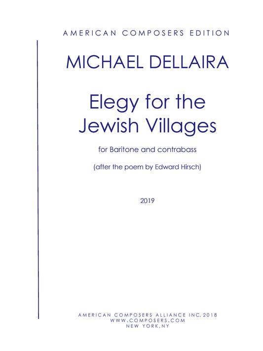 Elegy for the Jewish Villages