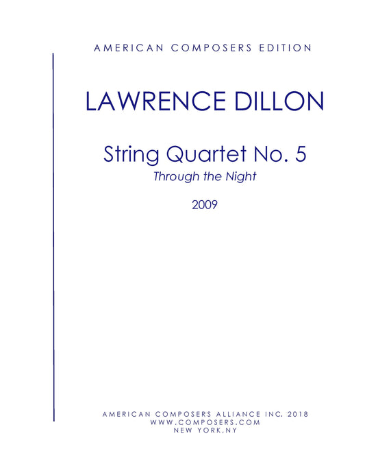 String Quartet No. 5: Through The Night