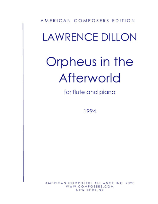 Orpheus in the Afterworld (Concerto for Flute and Chamber Orchestra)