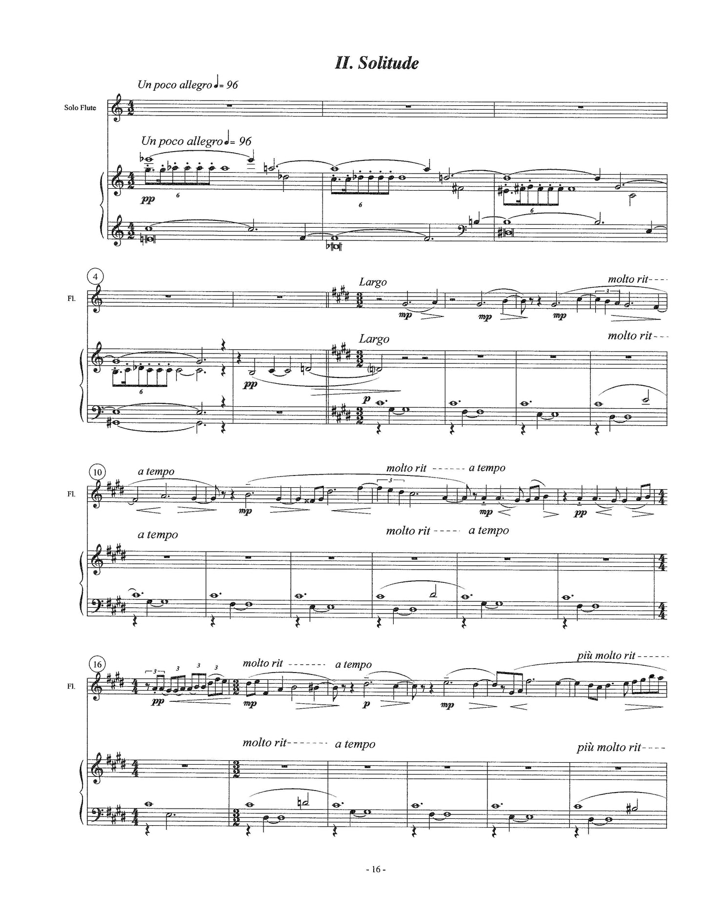 Orpheus in the Afterworld (Concerto for Flute and Chamber Orchestra)