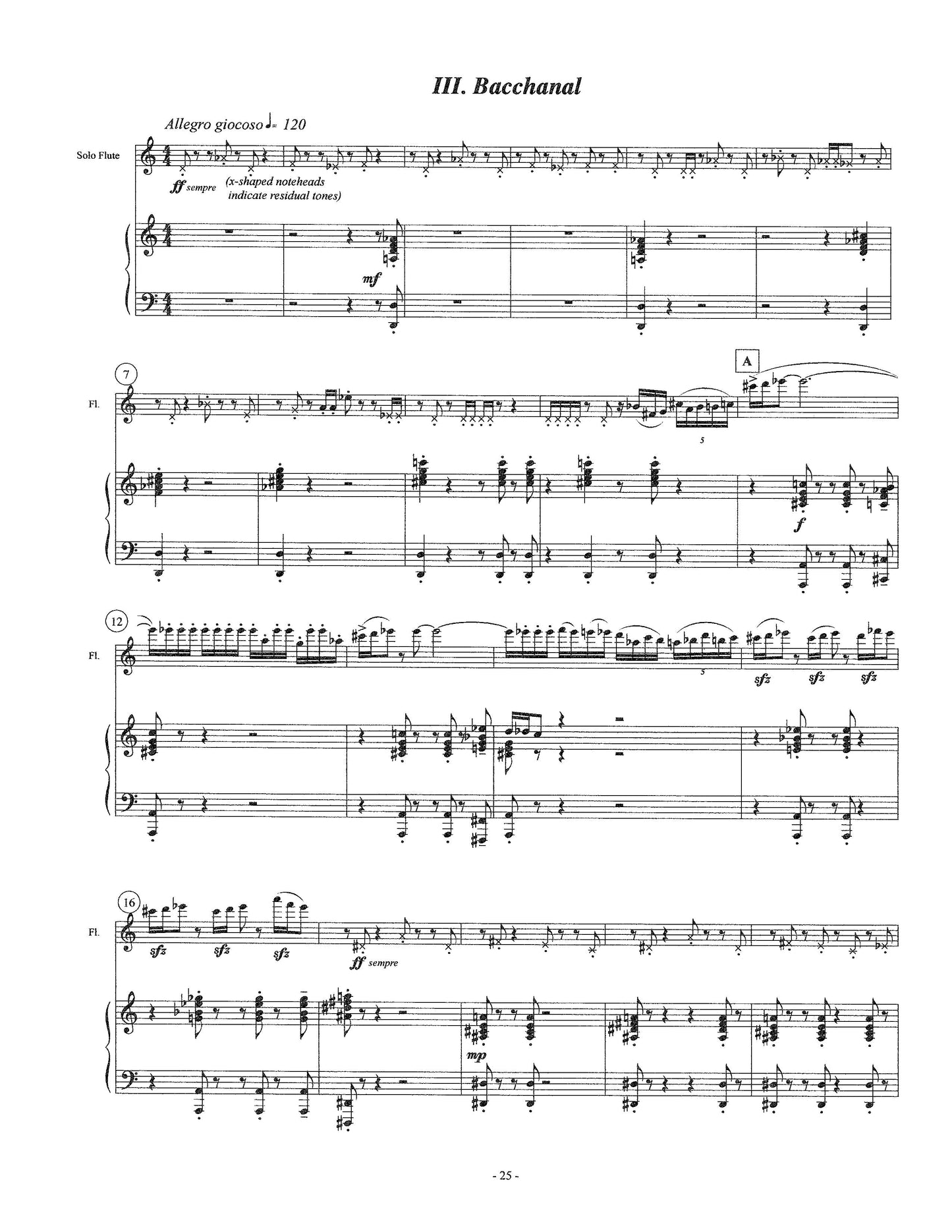 Orpheus in the Afterworld (Concerto for Flute and Chamber Orchestra)