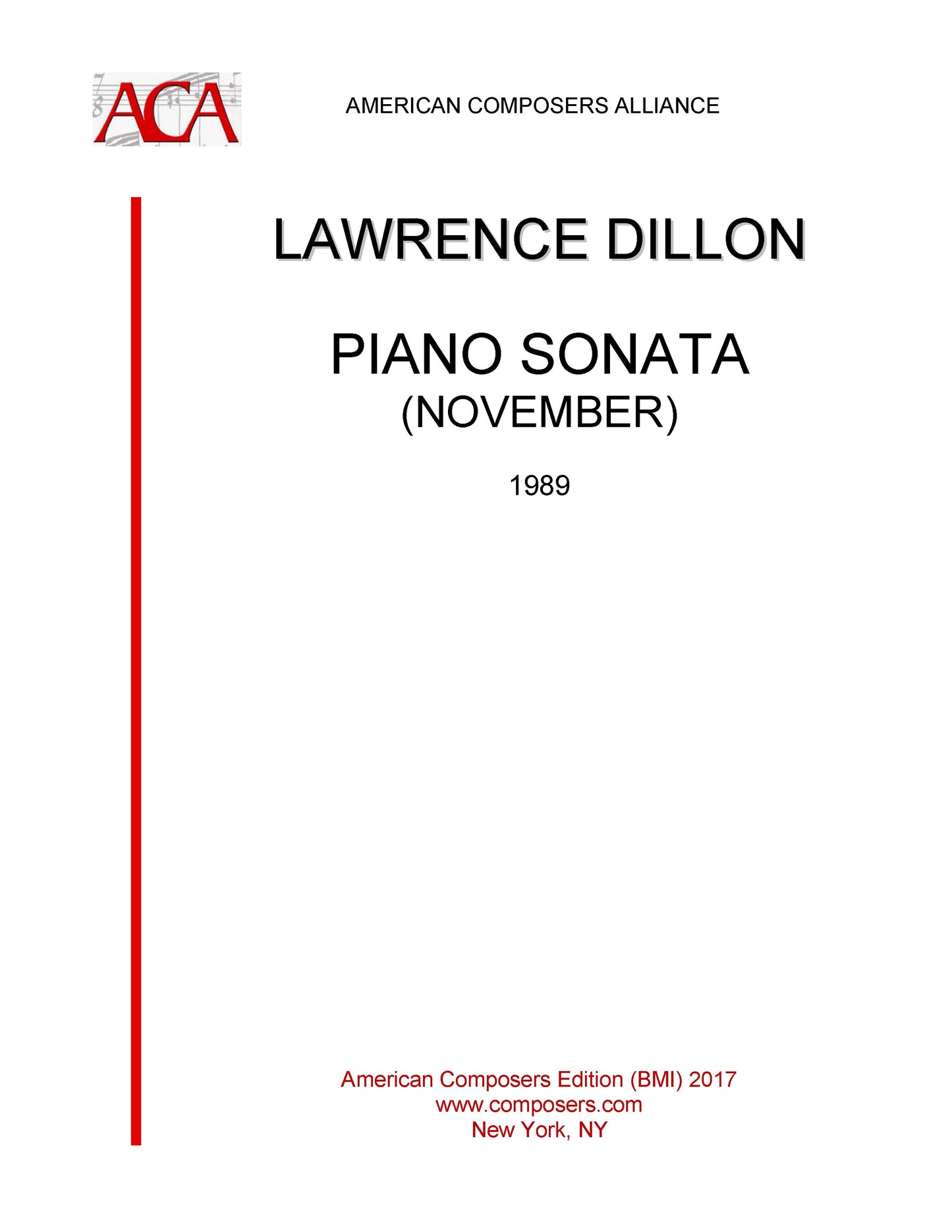 Piano Sonata (November)