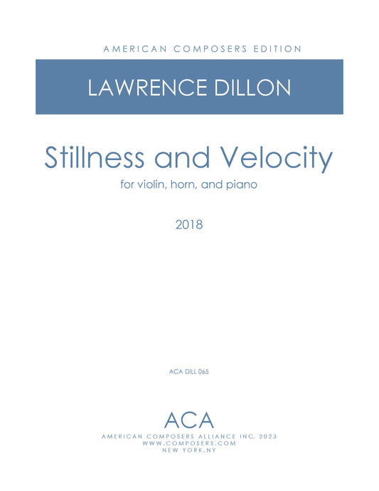 Stillness And Velocity