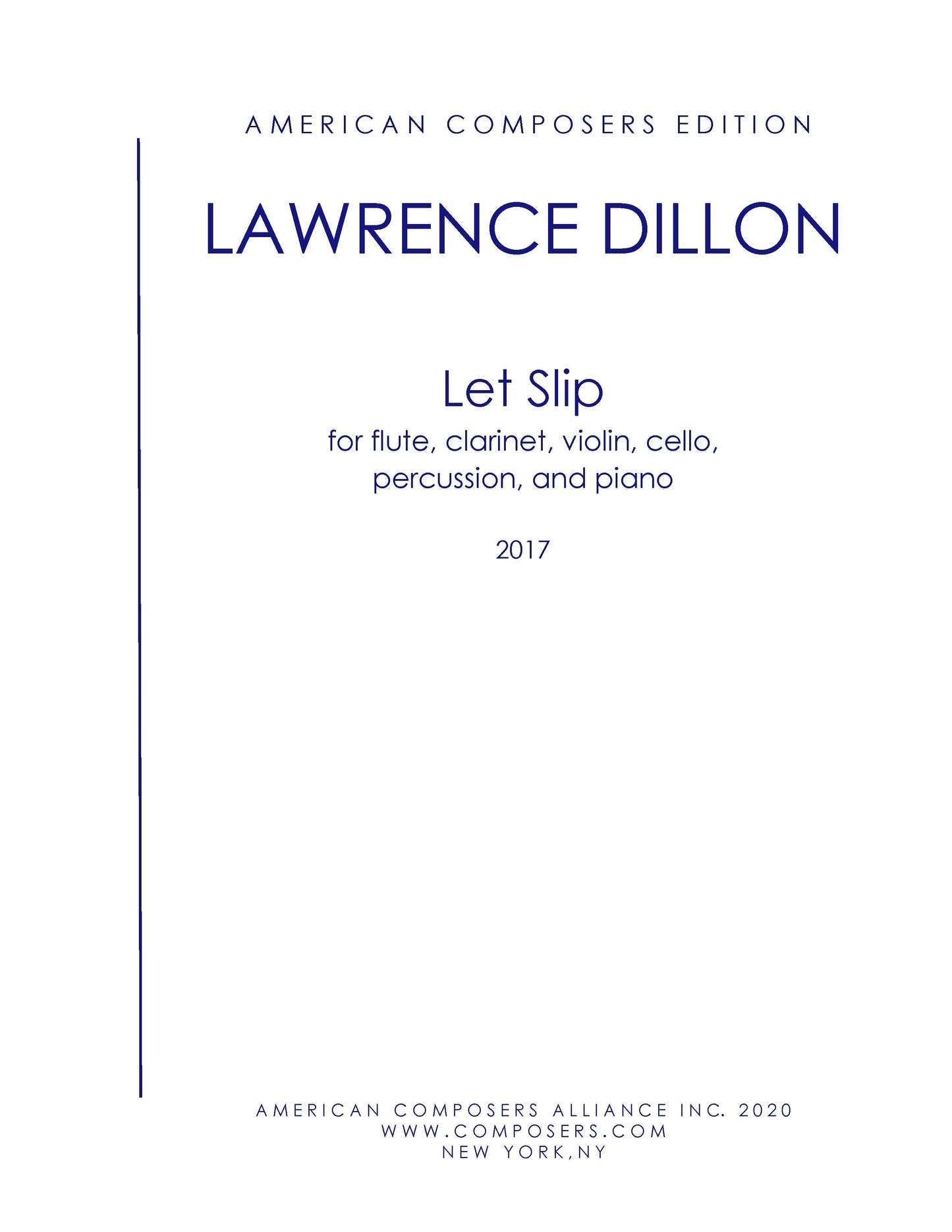 Let Slip (for Pierrot+)