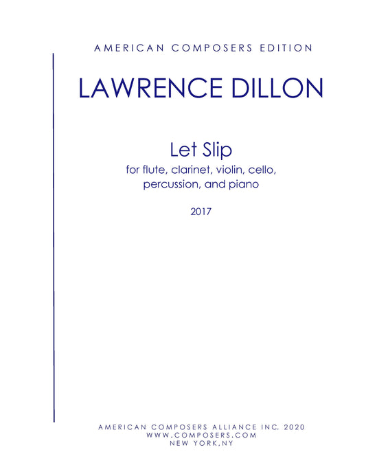 Let Slip (for Pierrot+)