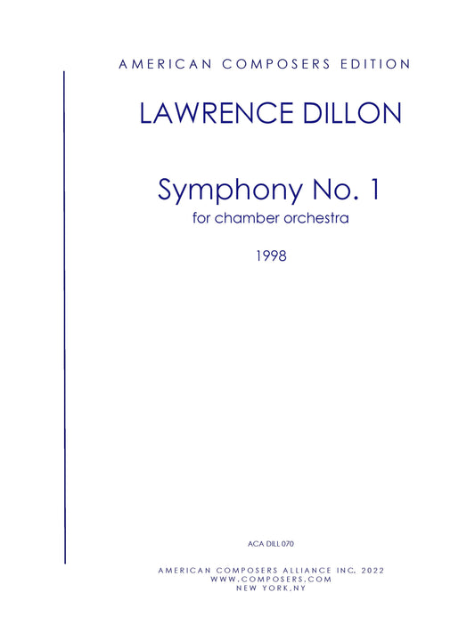 Symphony No. 1 for Chamber Orchestra