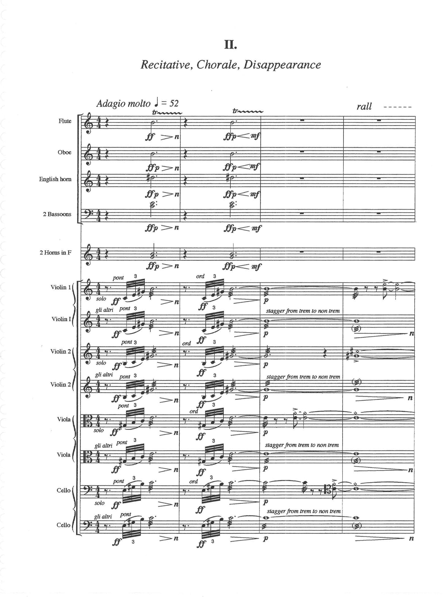 Symphony No. 1 for Chamber Orchestra