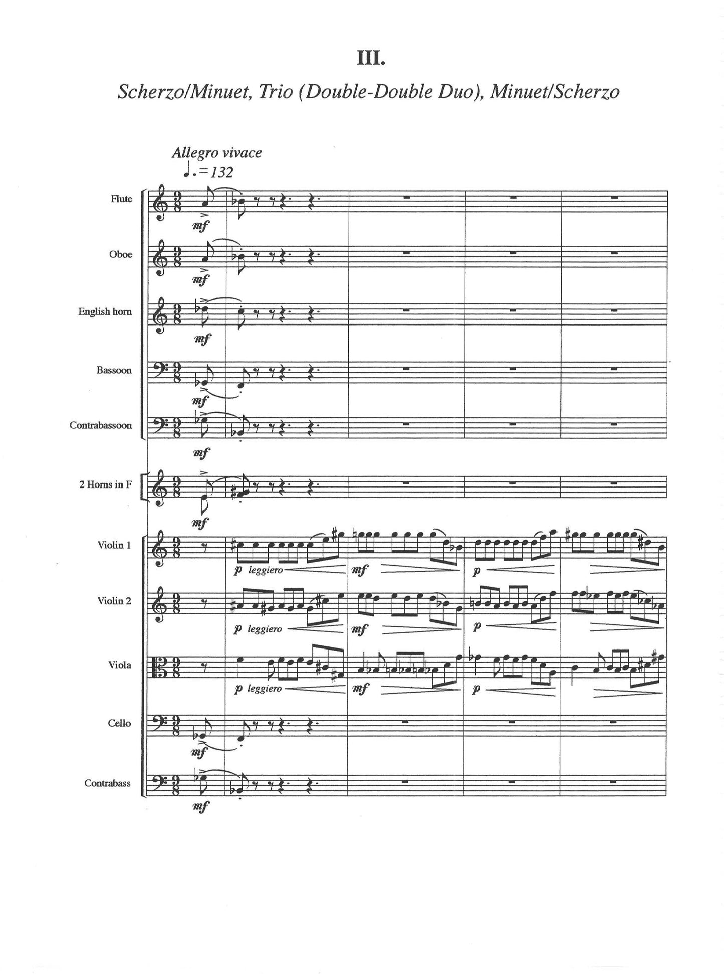 Symphony No. 1 for Chamber Orchestra