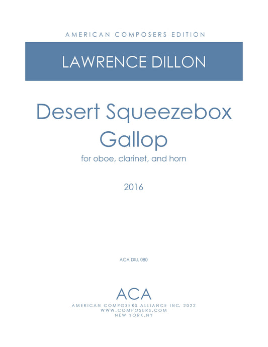 Desert Squeezebox Gallop