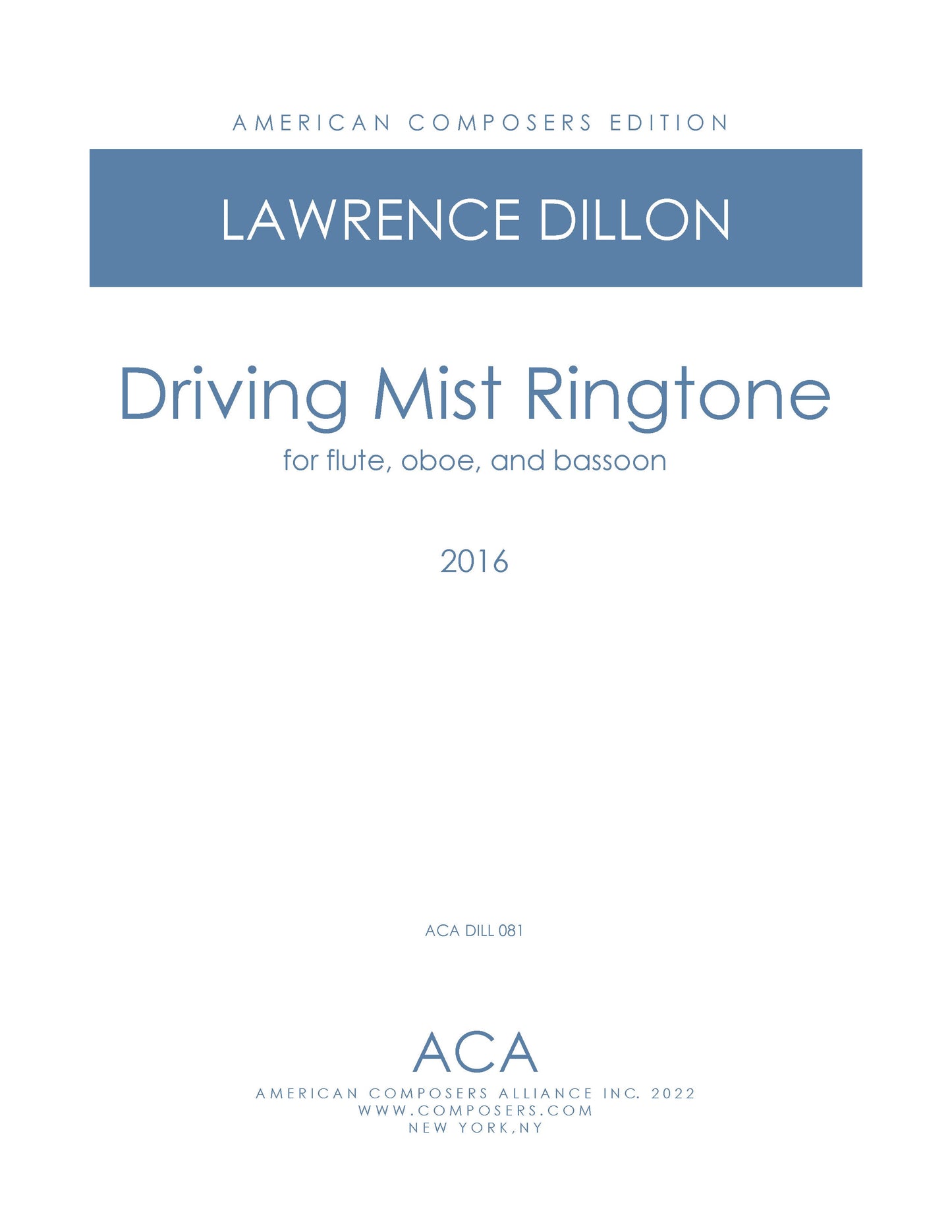 Driving Mist Ringtone