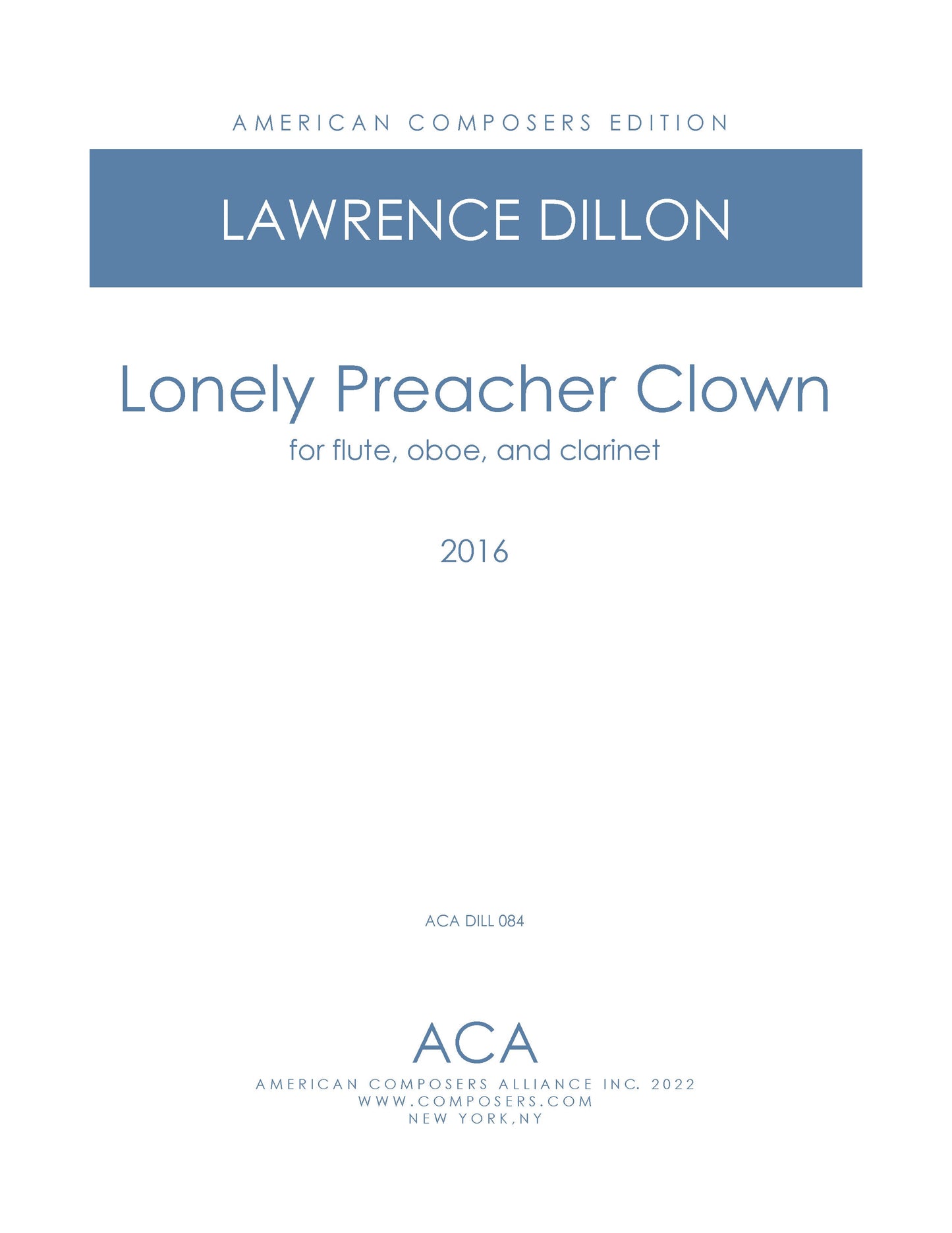 Lonely Preacher Clown