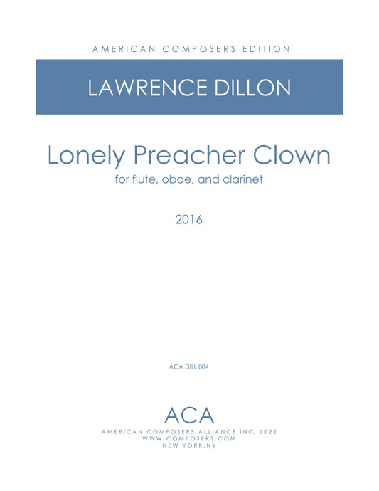 Lonely Preacher Clown