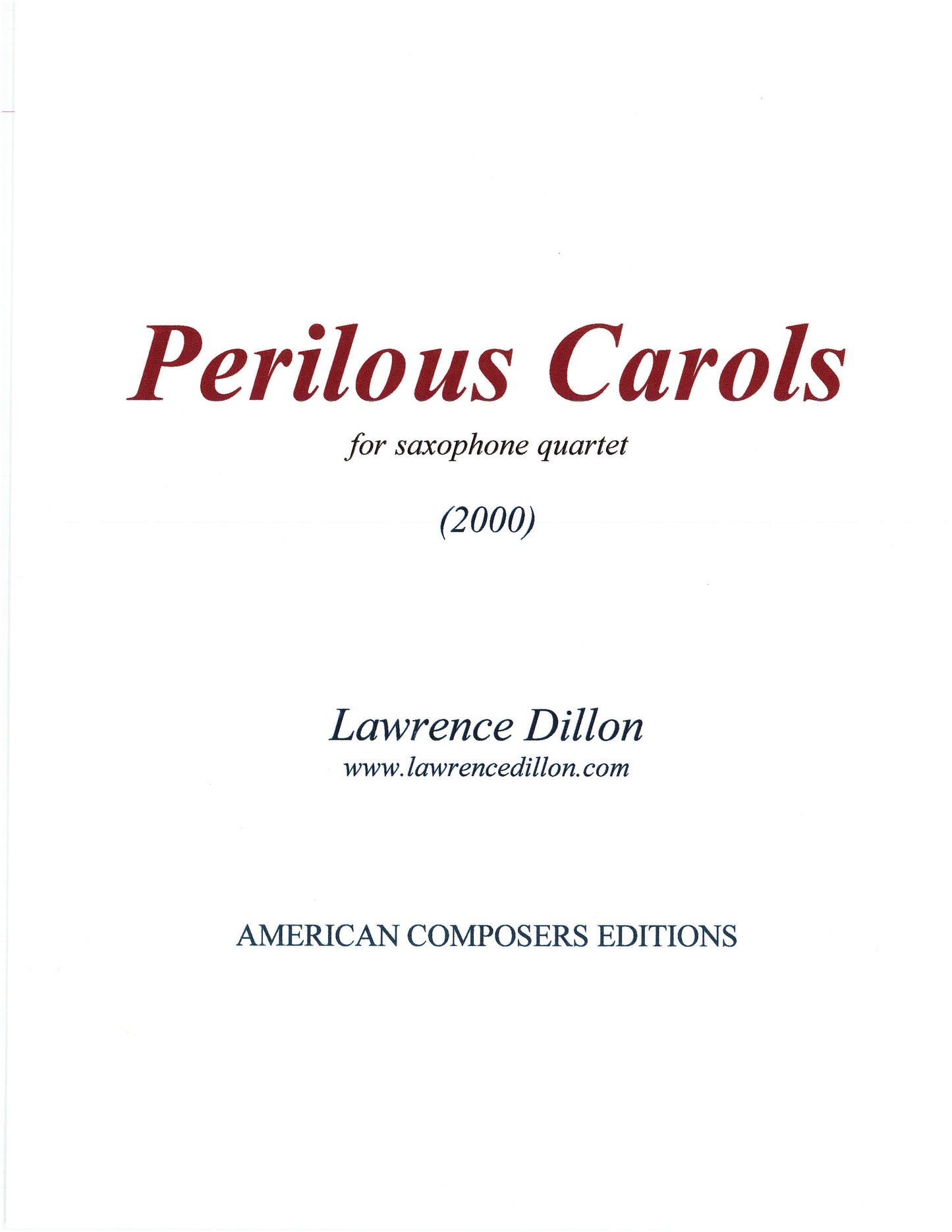 Perilous Carols