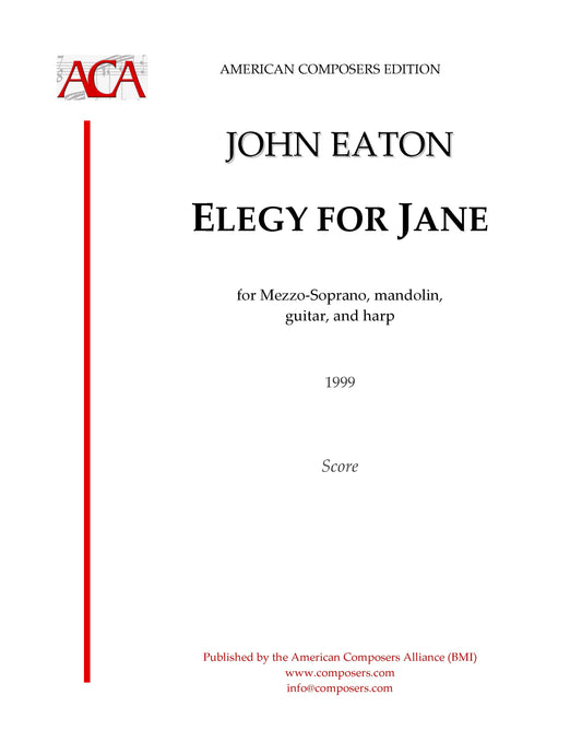 Elegy for Jane