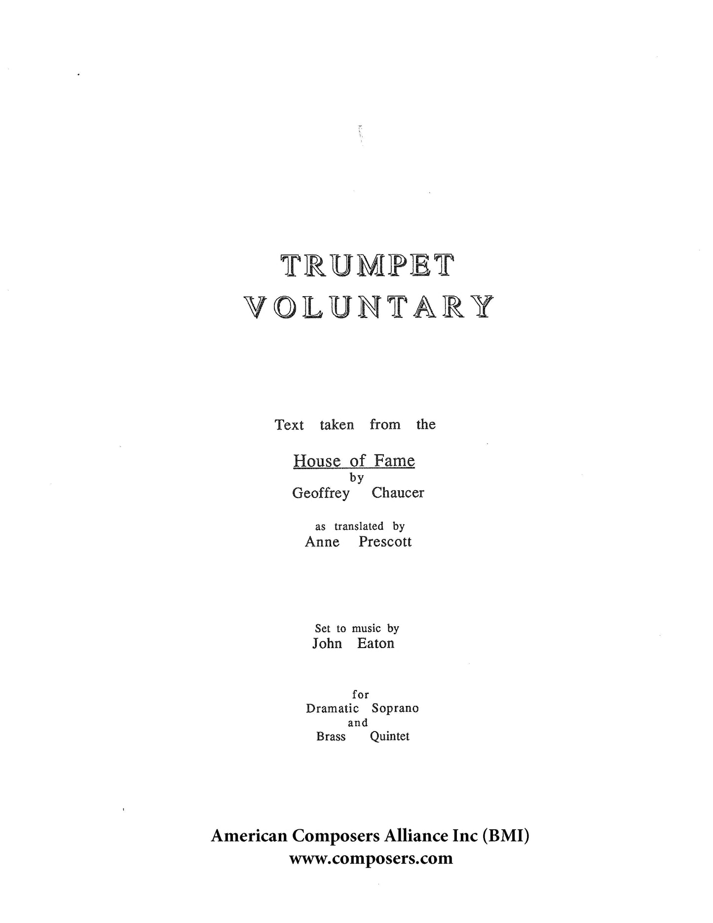 Trumpet Voluntary