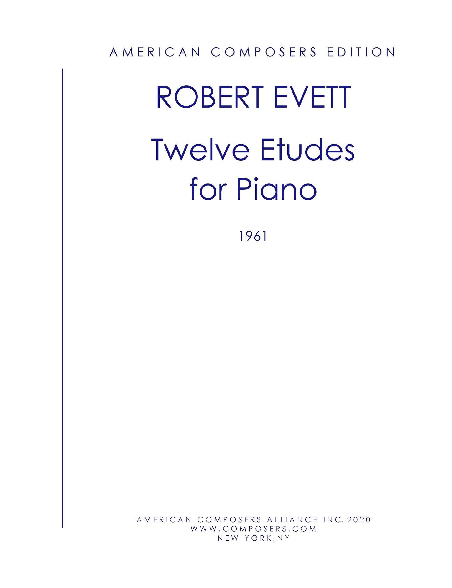 Twelve Etudes