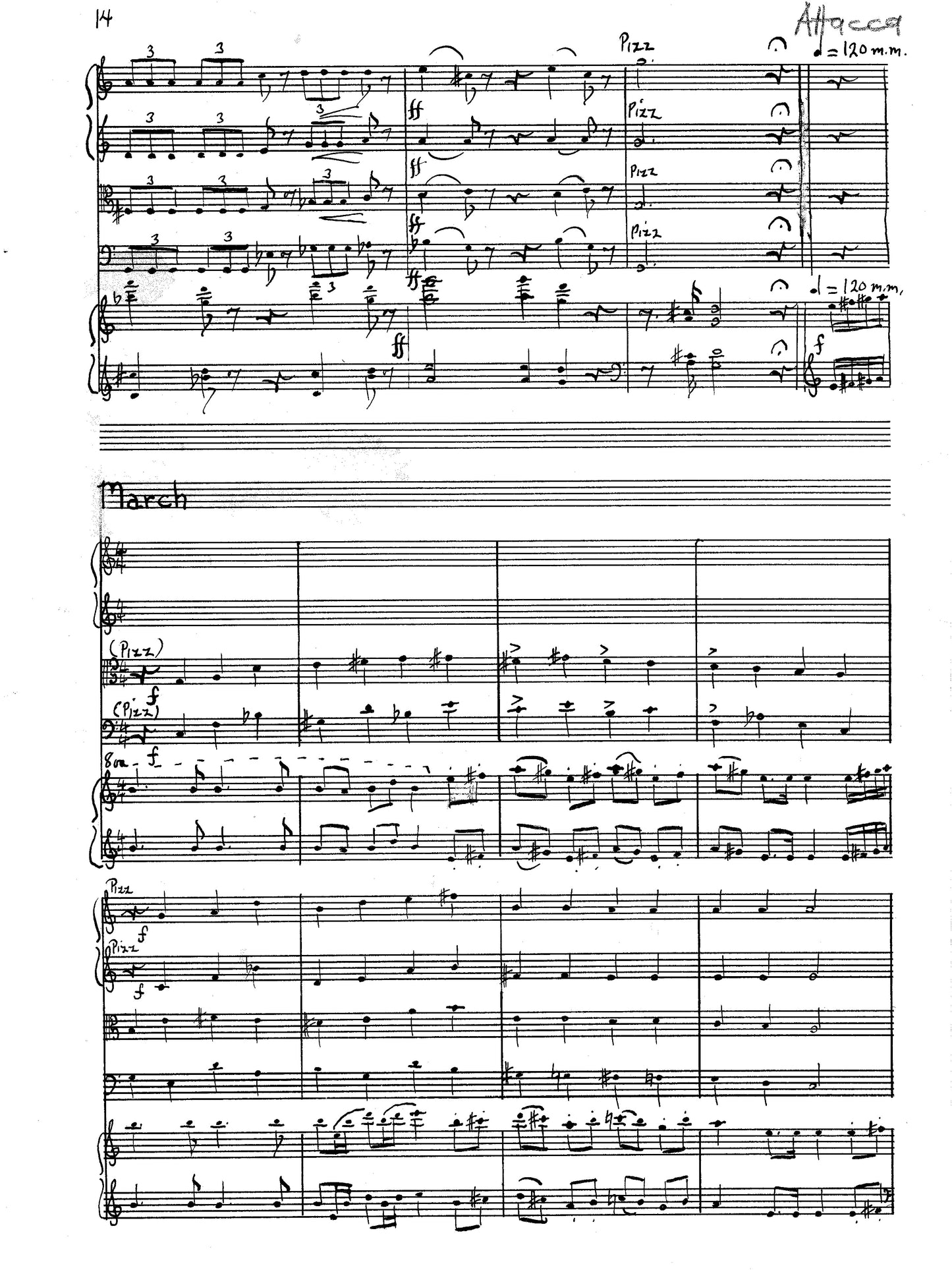 Quintet for Piano and String Quartet