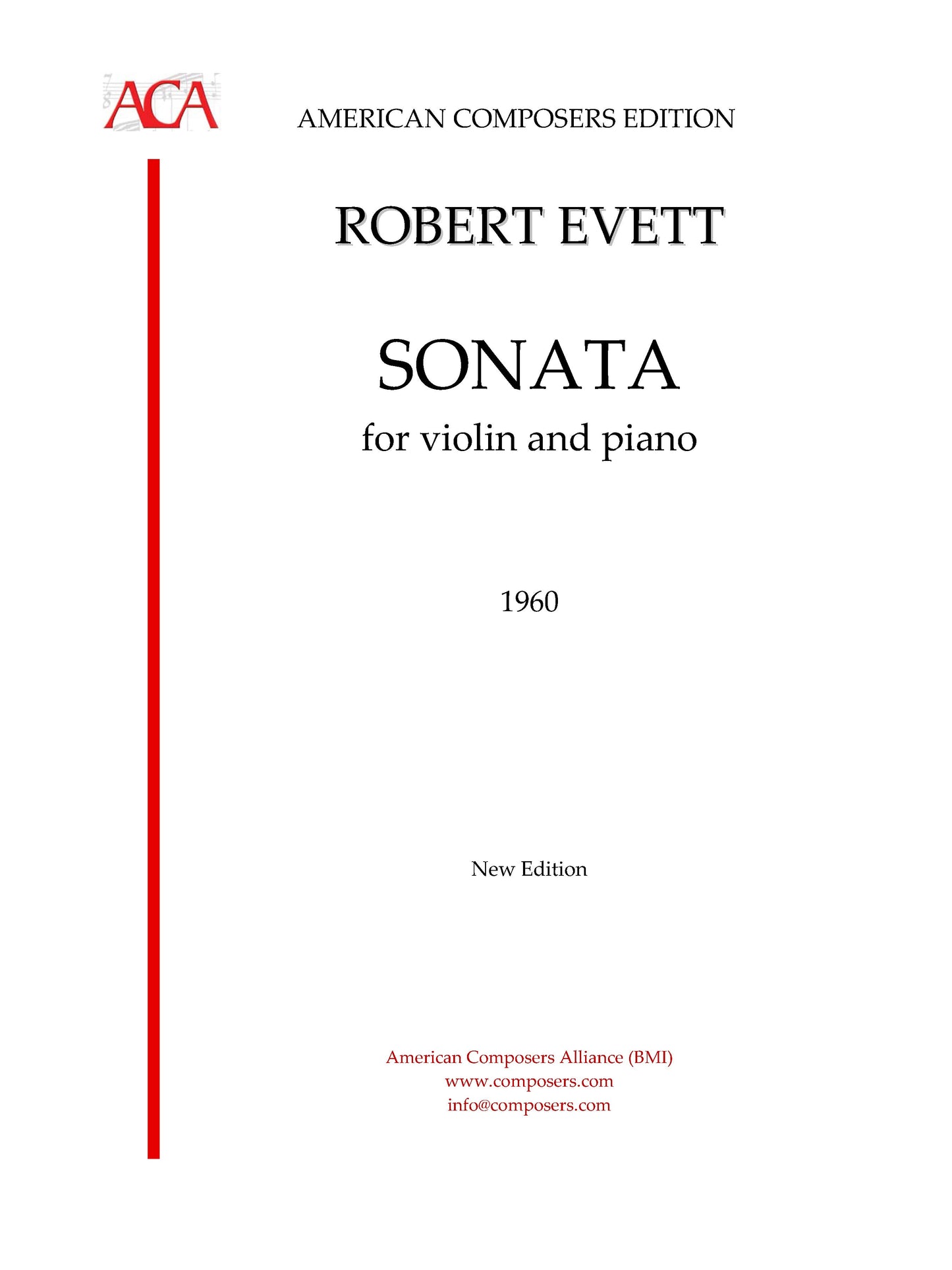 Sonata for Violin & Piano