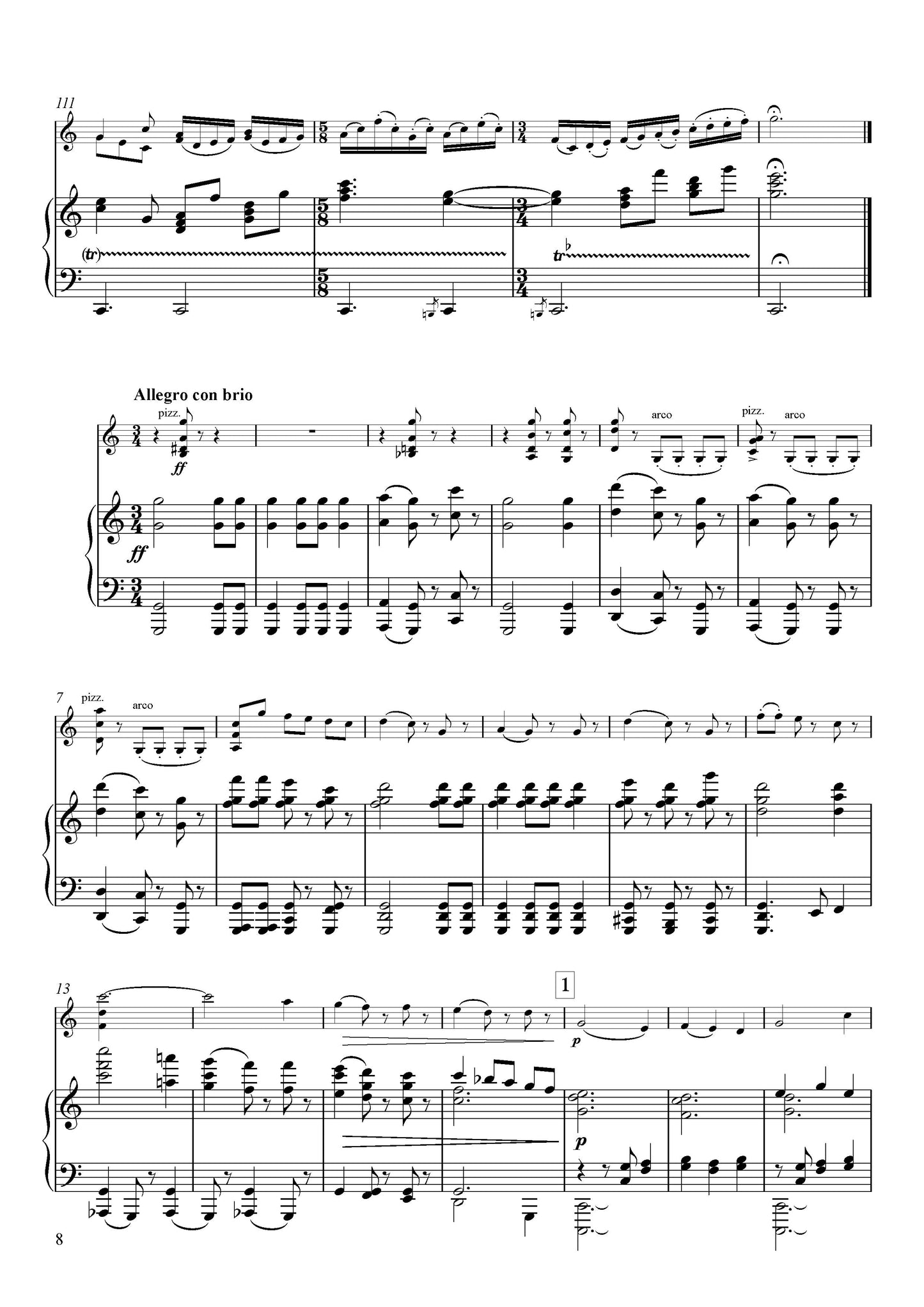 Sonata for Violin & Piano