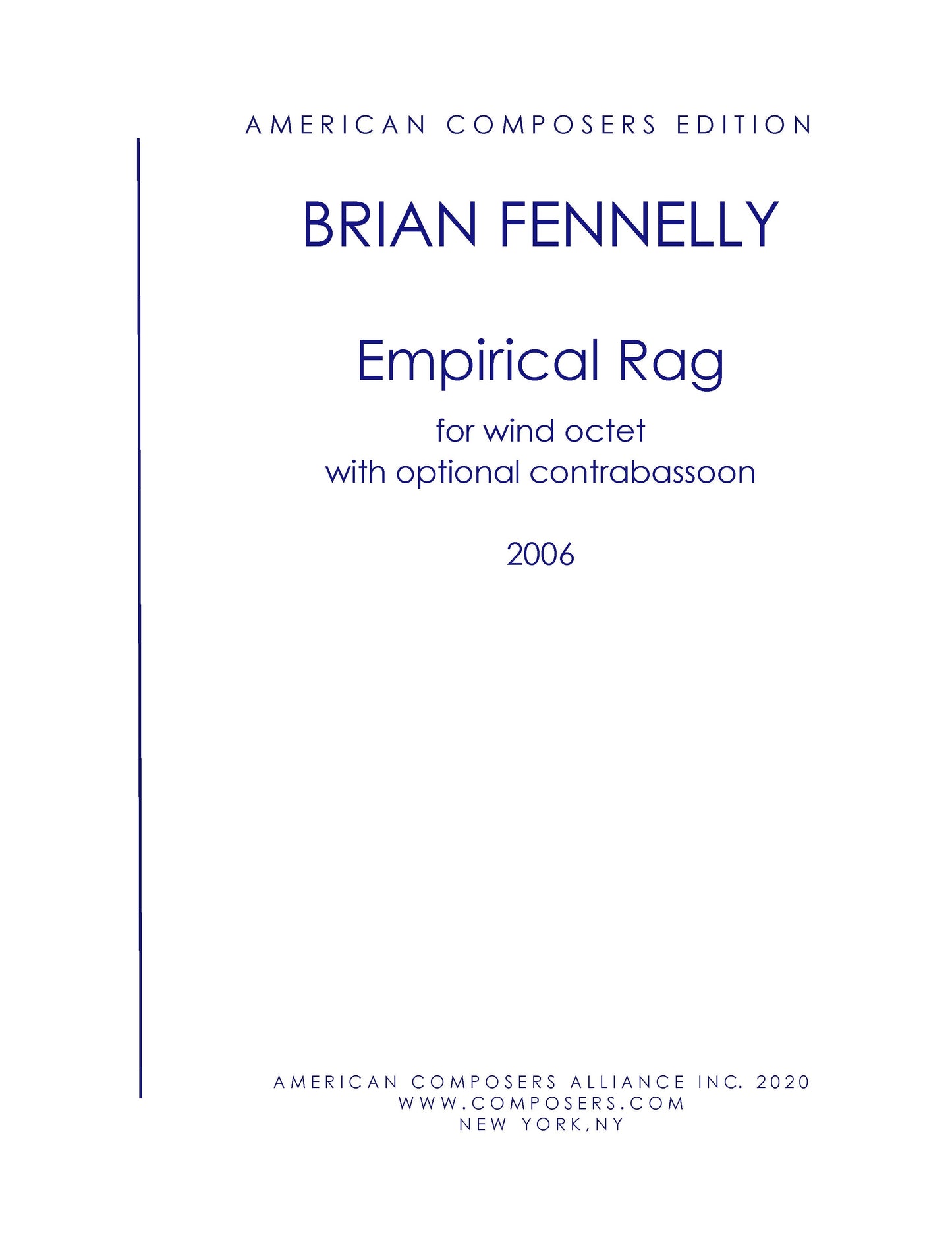 Empirical Rag (Version 6, for Wind Octet Or Nonet)