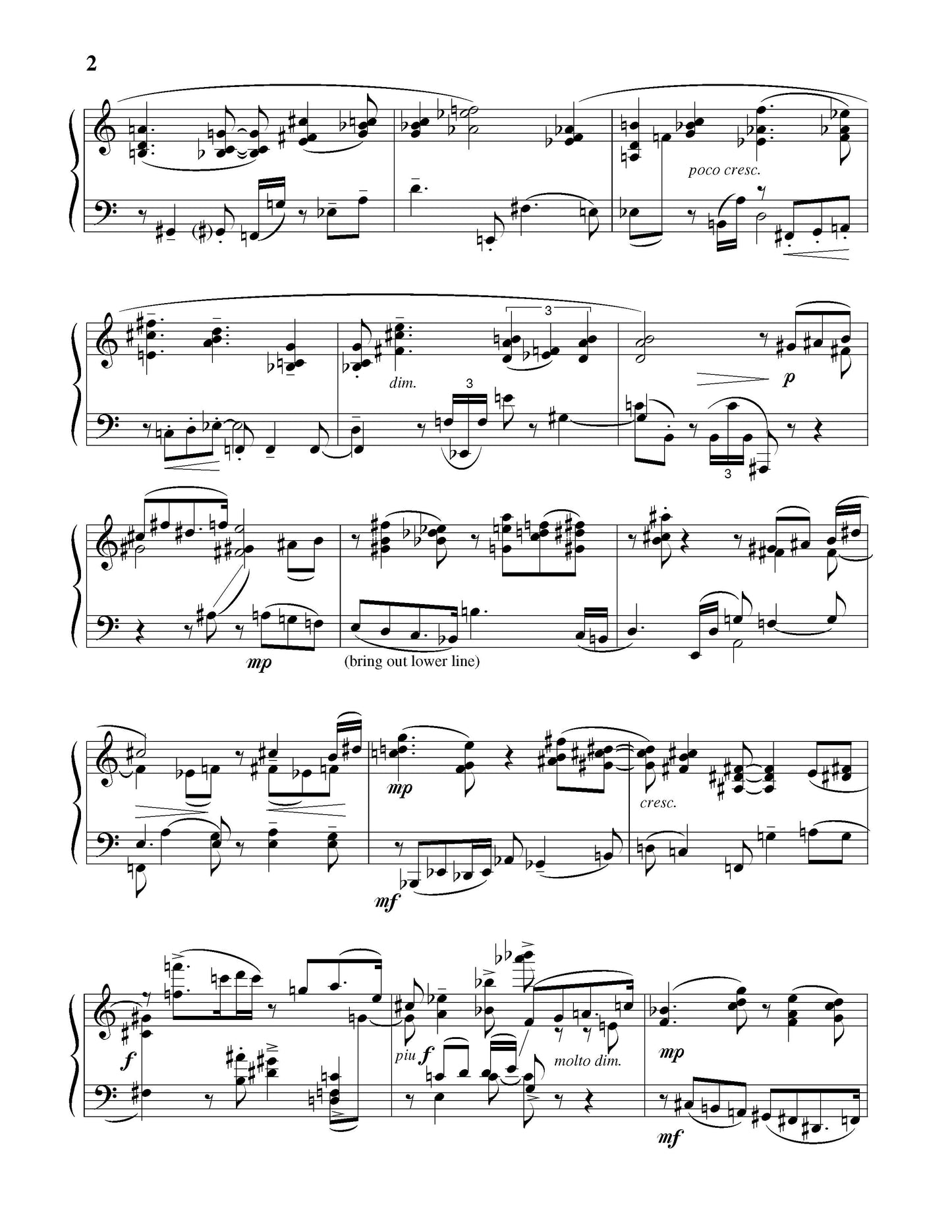 Tangoblique For Piano