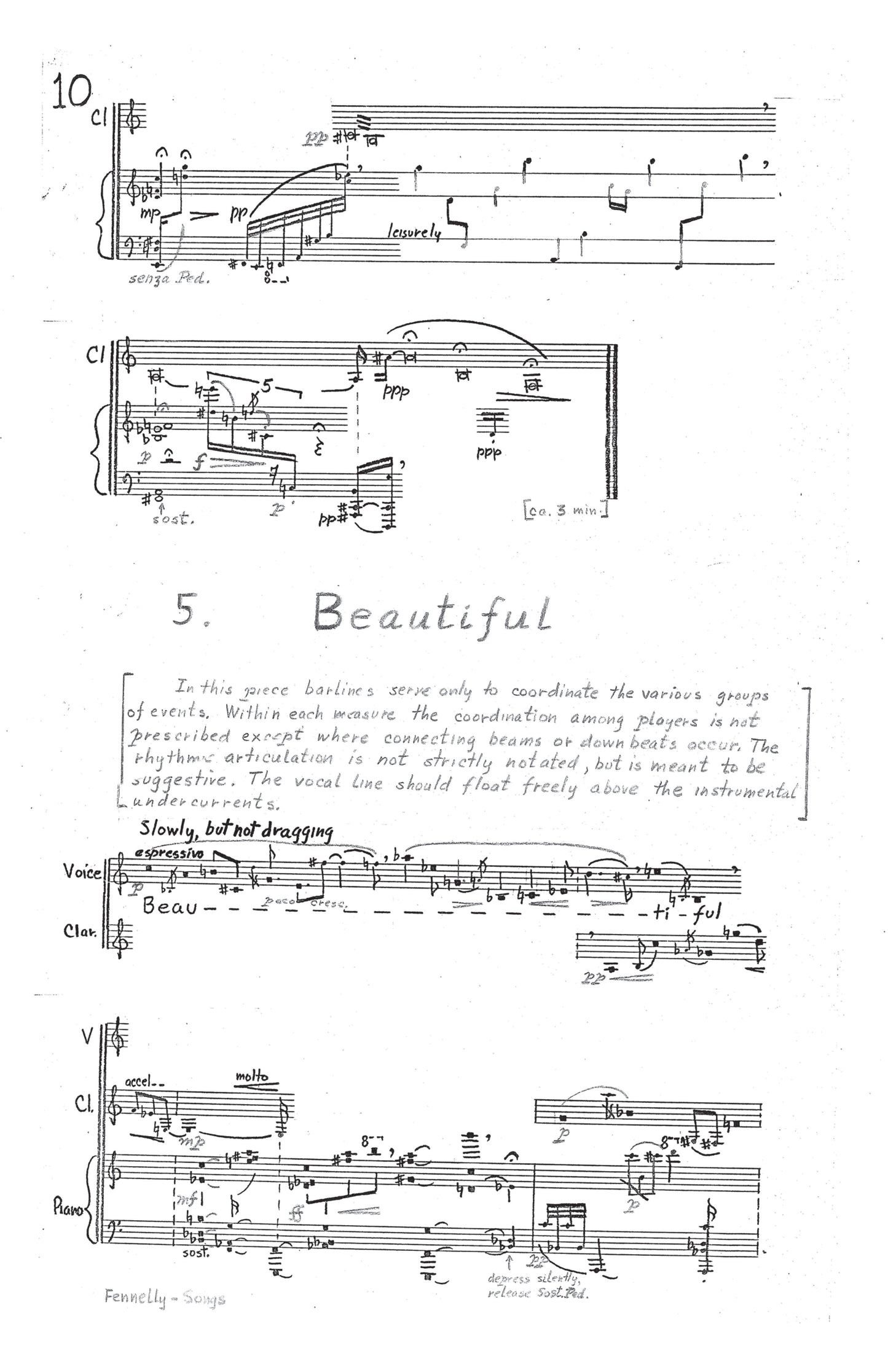 Songs with Improvisation