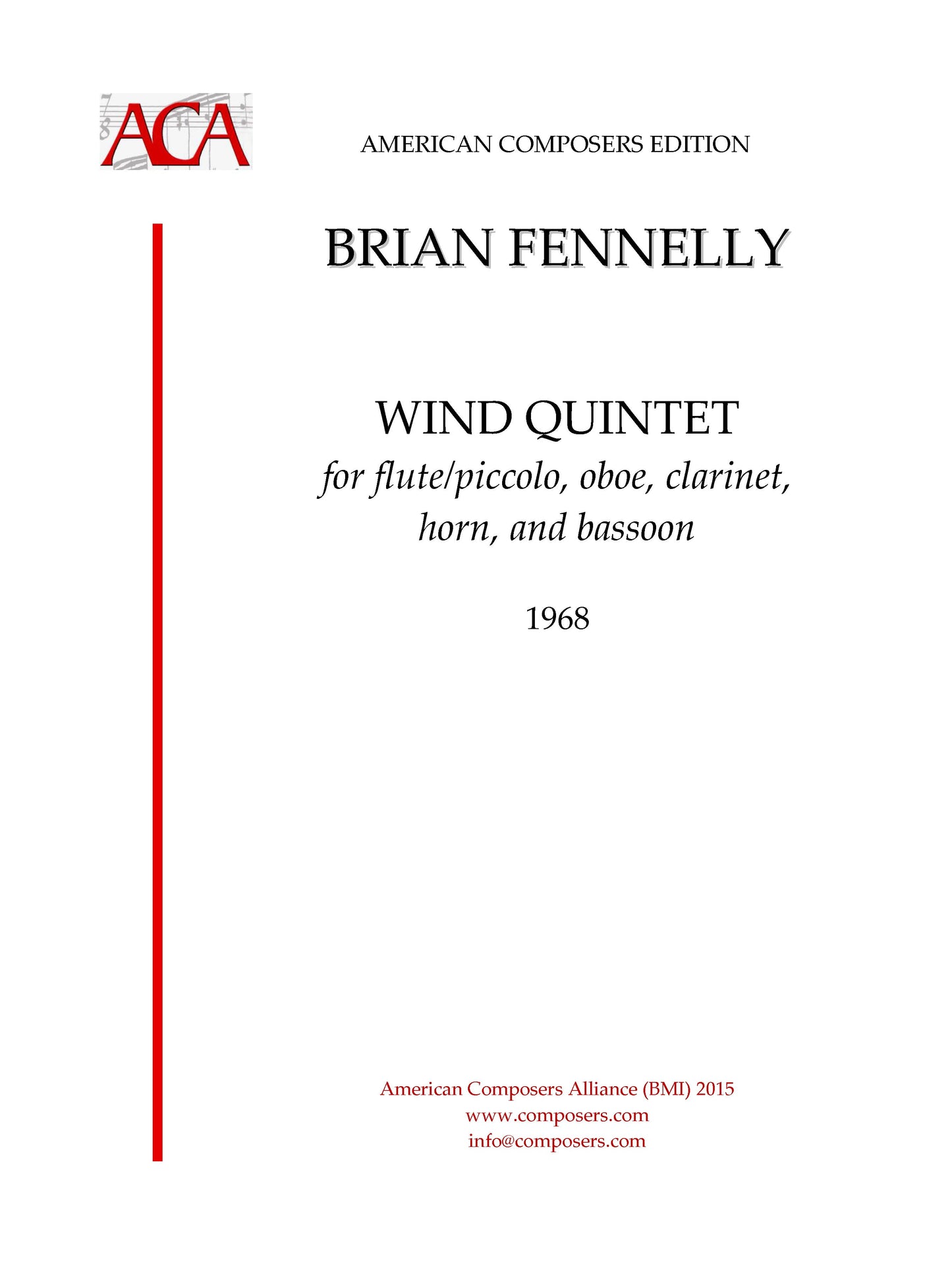 Wind Quintet (1967)