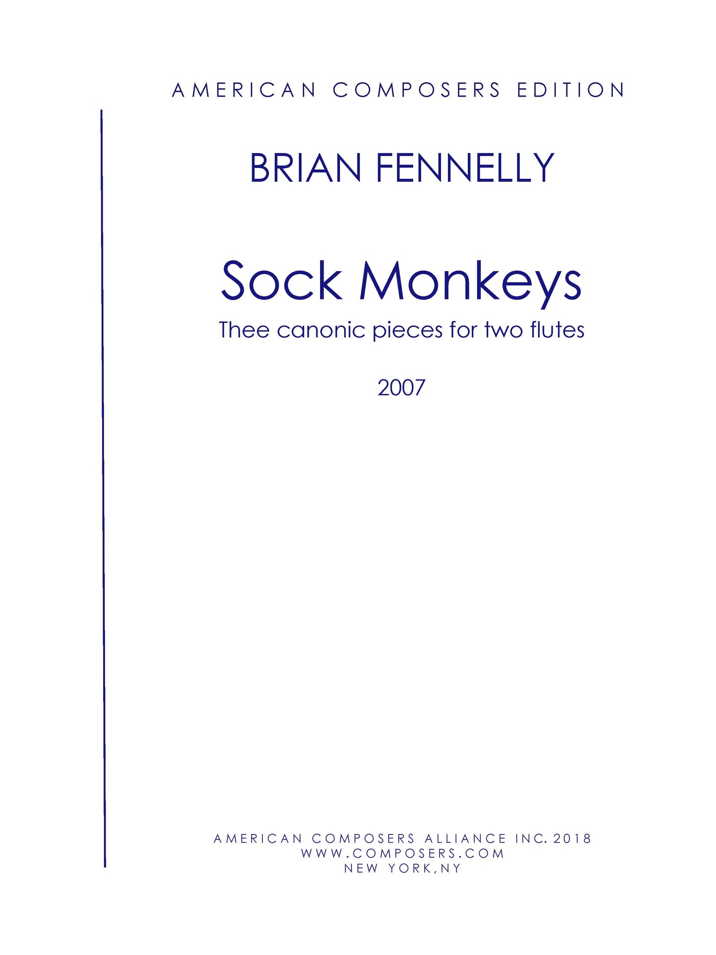 Sock Monkeys For 2 Flutes