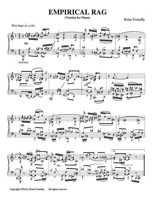 Empirical Rag (Version 2, For Piano)