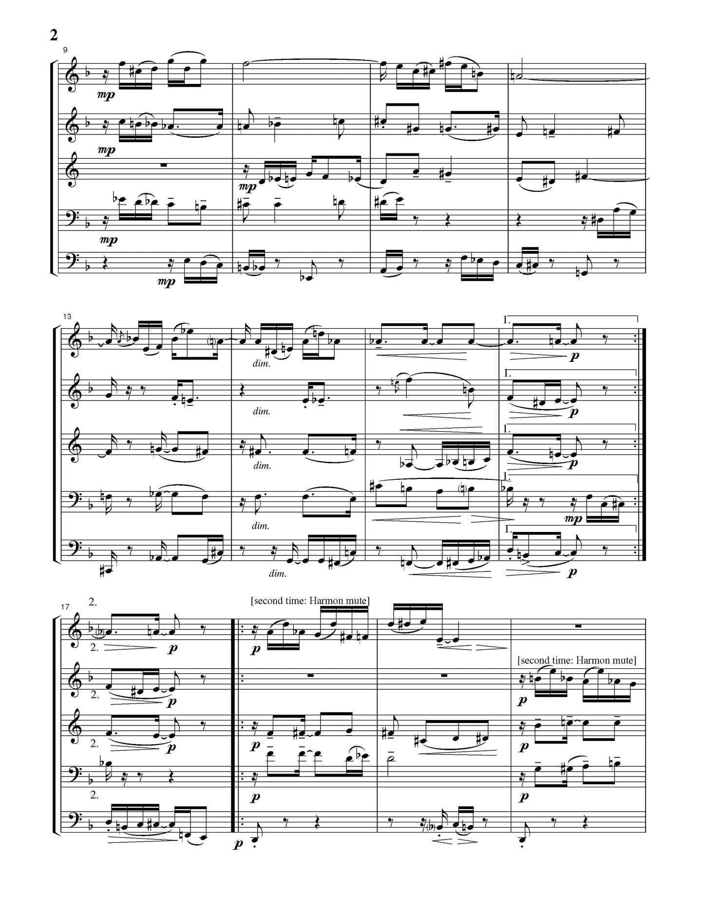 Empirical Rag (Version 1, for Brass Quintet)