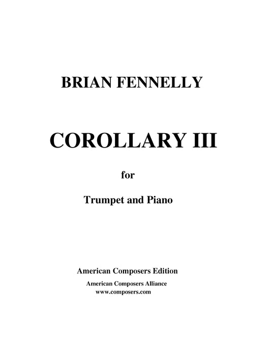 Corollary III