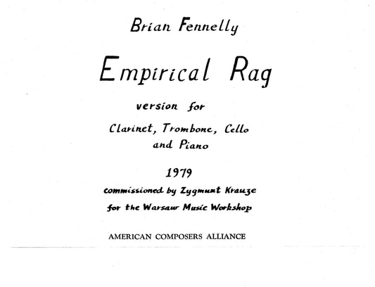 Empirical Rag (Version 5, for Mixed Quartet)