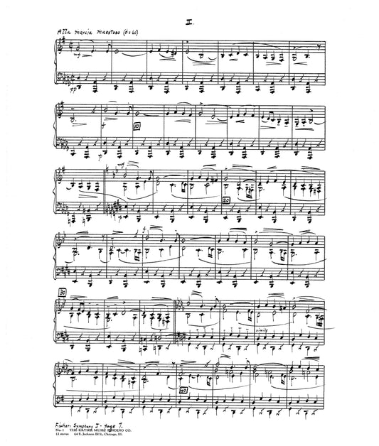 Symphony No 1 - Reduced Score