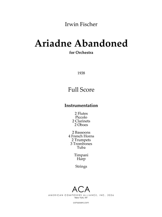 Ariadne Abandoned