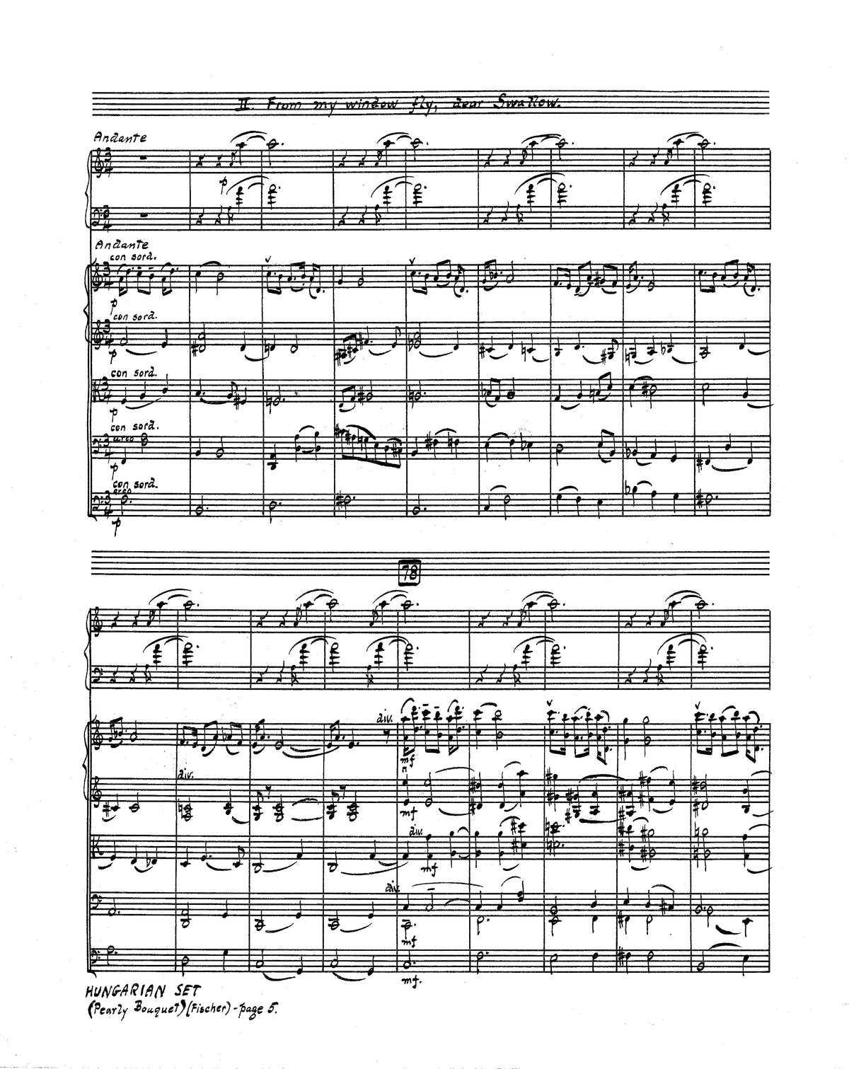 Hungarian Set (The Pearly Bouquet)