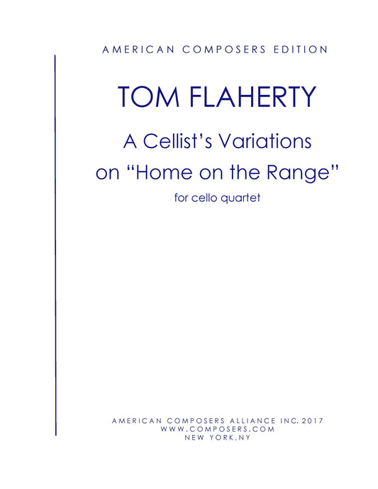 Cellist's Variations On "Home On The Range"