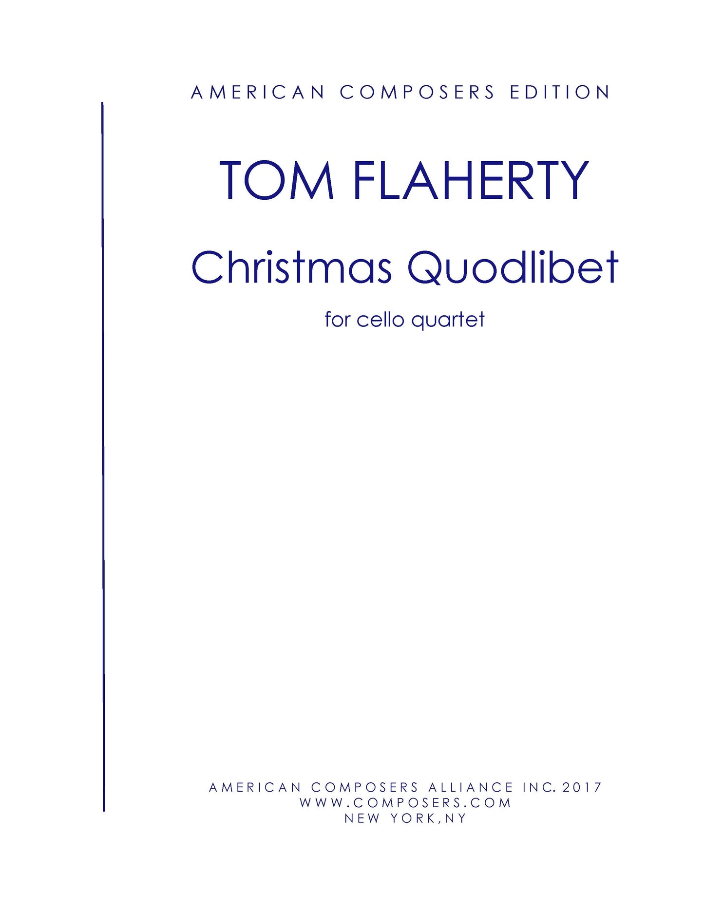 Christmas Quodlibet - 4 Cellos