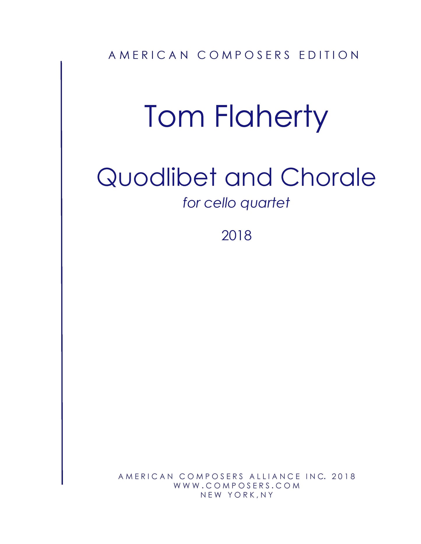 Quodlibet And Chorale