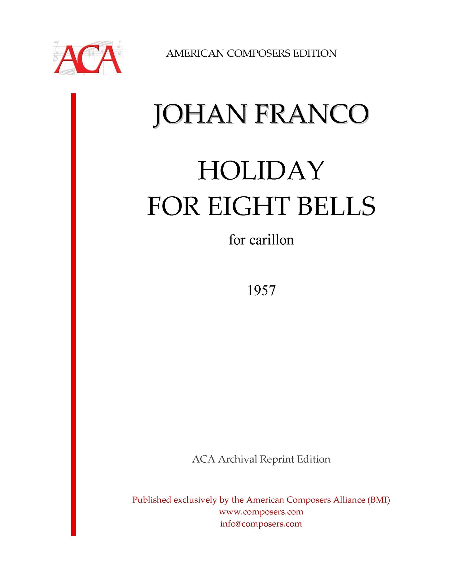 Holiday for 8 Bells