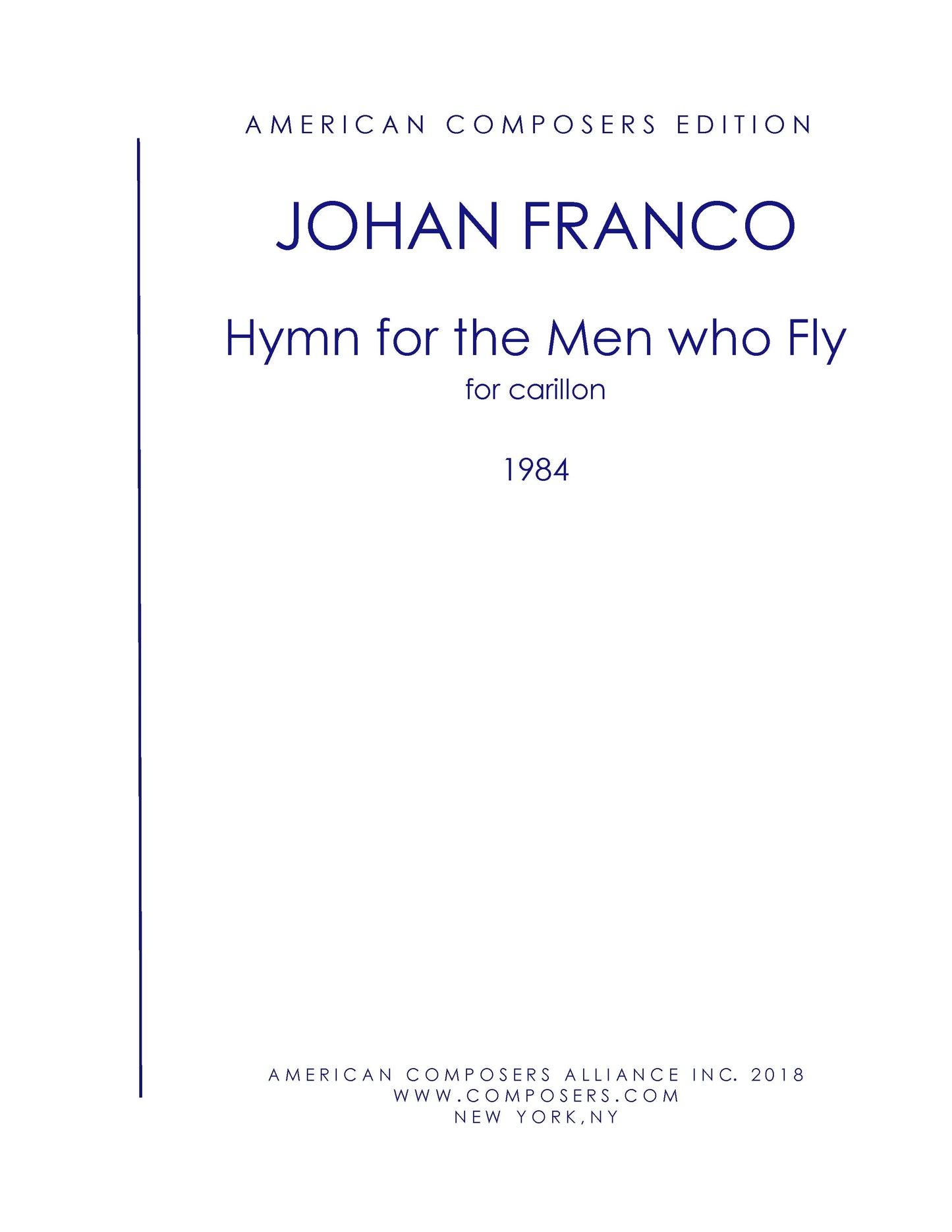 Hymn for the Men Who Fly