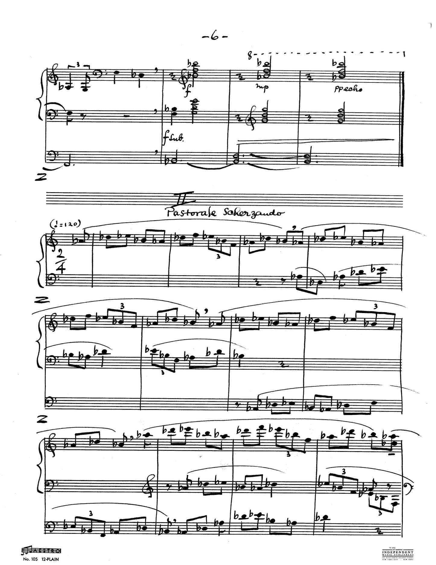 Suite No 2 for Organ (Second Suite for Organ)