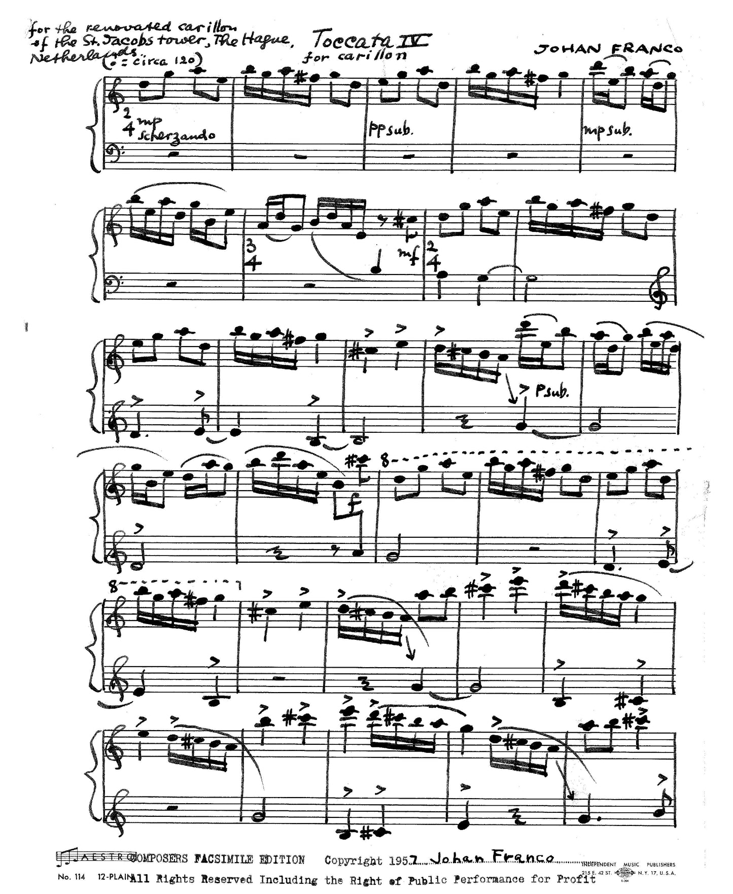 Toccata 4 (for Carillon)