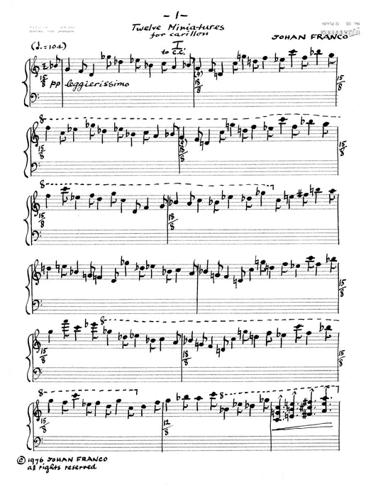 Twelve Miniatures (for Carillon)