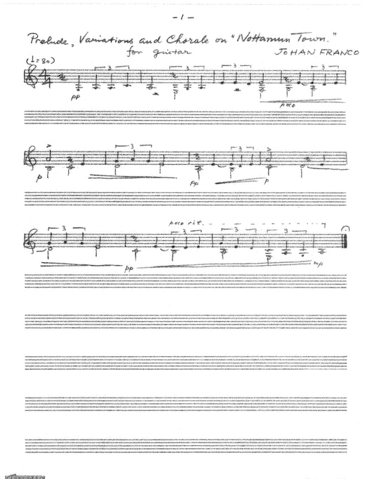 Prelude, Variations and Chorale (On Nottamunn Town)